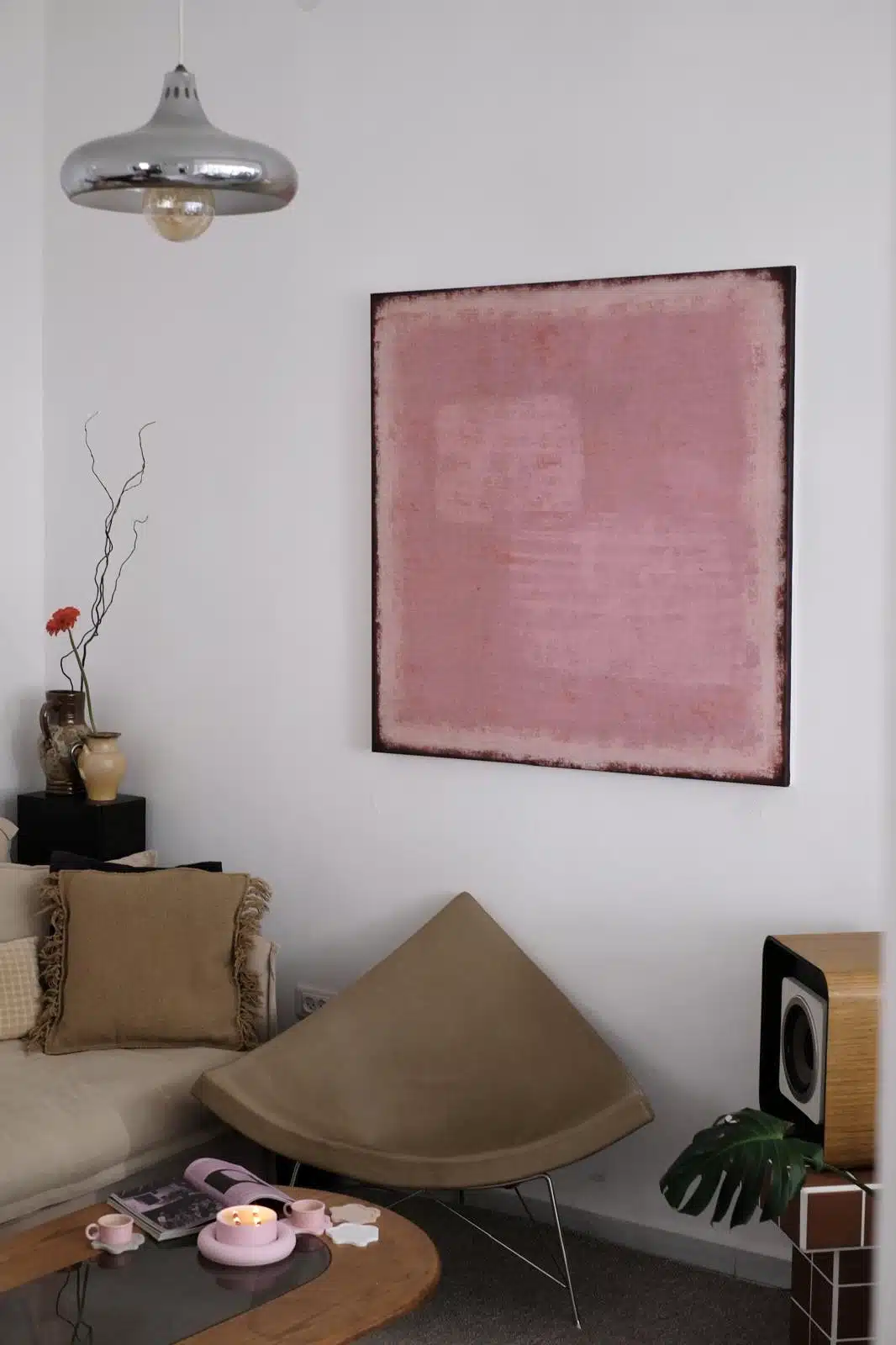 ⁦Huge Pink Canvas⁩ – תמונה ⁦2⁩
